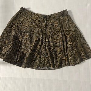 Urban outfitters animal, print skirt size medium